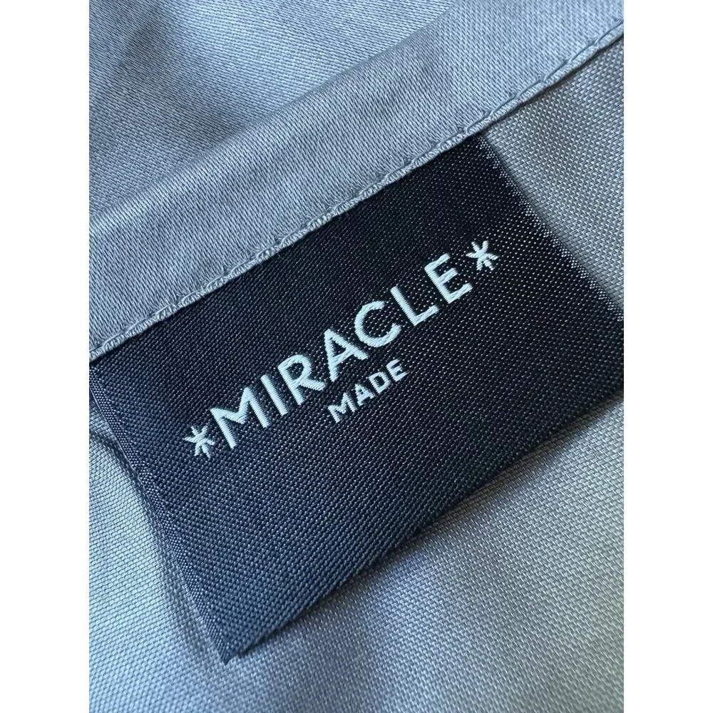 Miracle Made Cooling Antibacterial Deep Fitted Supima Cotton Sheet Set Full Gray